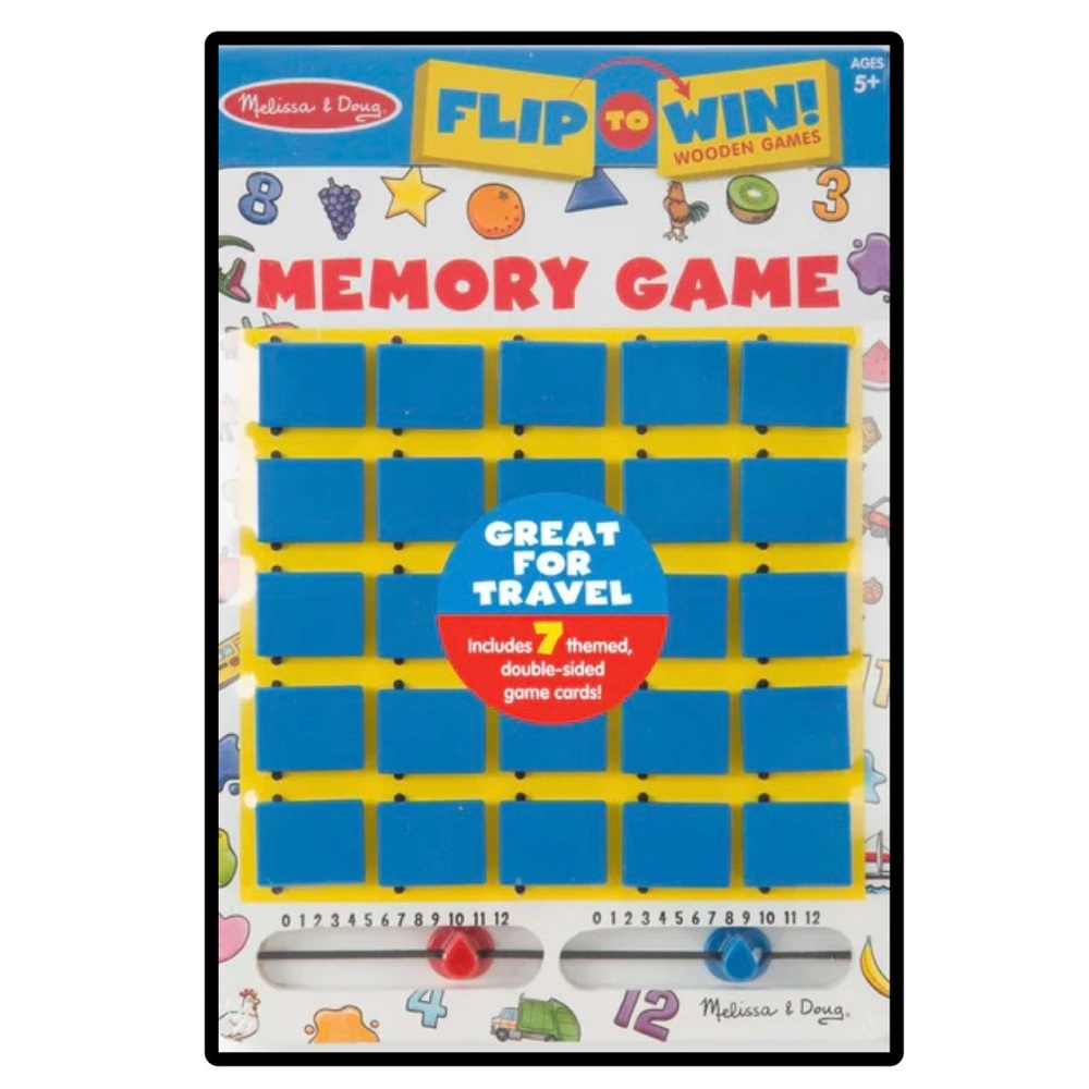 BUNDLE & SAVE🎉 Melissa & Doug Wooden Memory Game